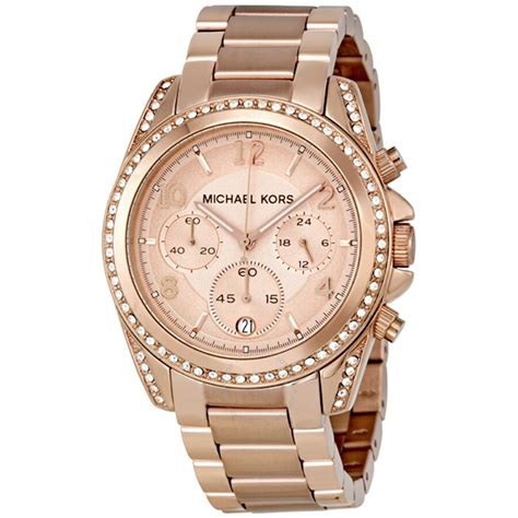 michael kors chronograph watch women